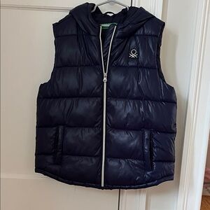 Kids Navy Blue Puffer Vest